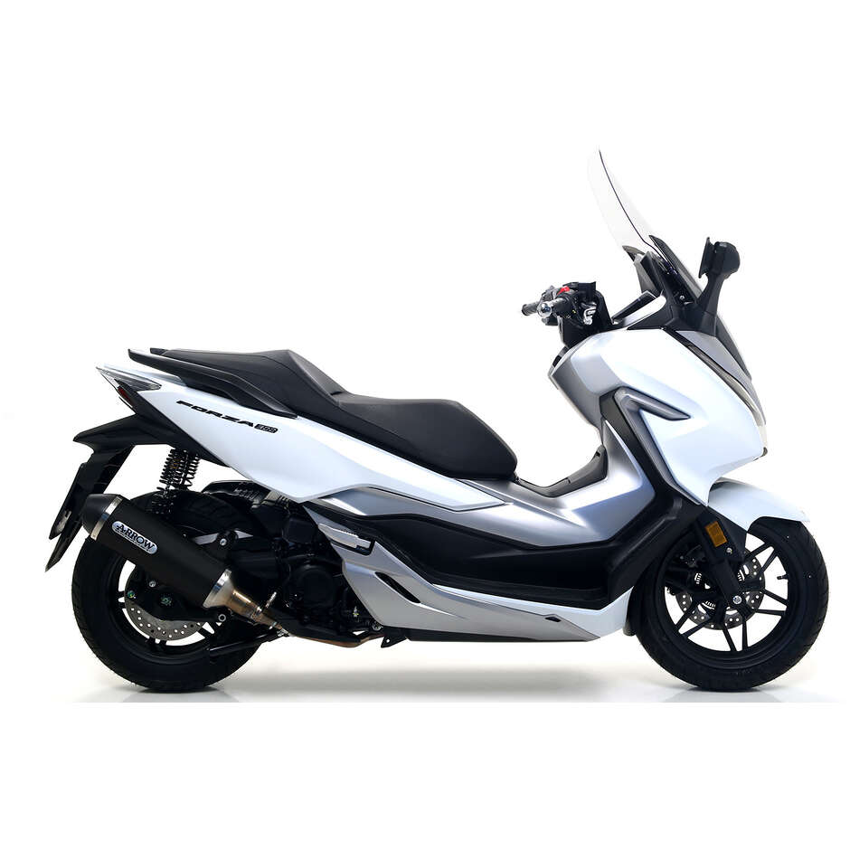 Arrow Urban Dark Aluminum Exhaust Muffler with Dark End Cap for Honda FORZA 300 (18-20)
