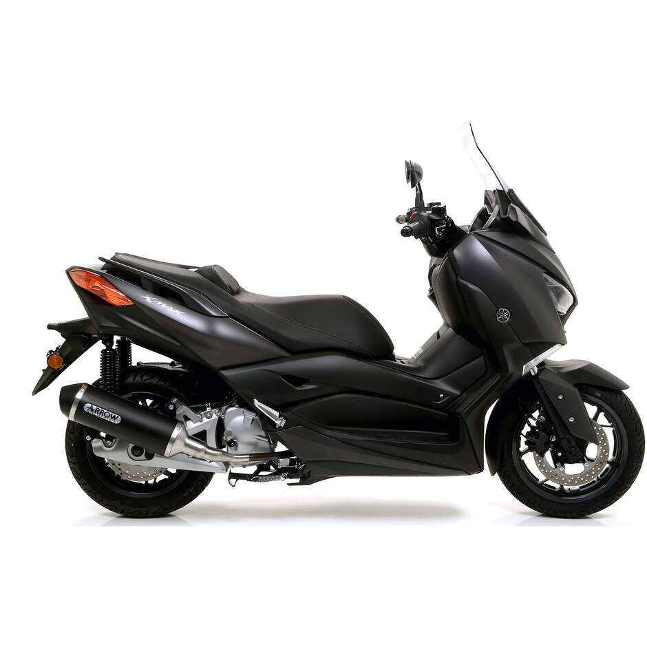 Arrow Urban Dark Aluminum Exhaust Muffler with Dark End Cap for Yamaha XMAX 125 (18-20)