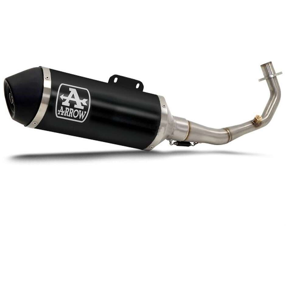 Arrow Urban Dark Aluminum Exhaust with Dark End Cap for Honda ADV 350