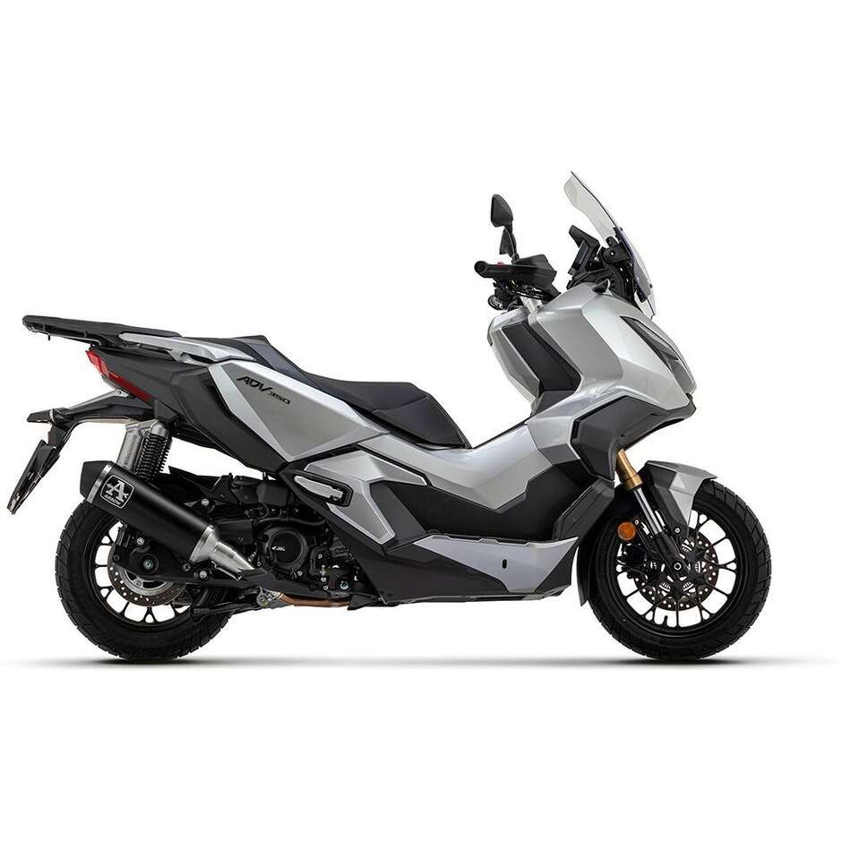 Arrow Urban Dark Aluminum Exhaust with Dark End Cap for Honda ADV 350