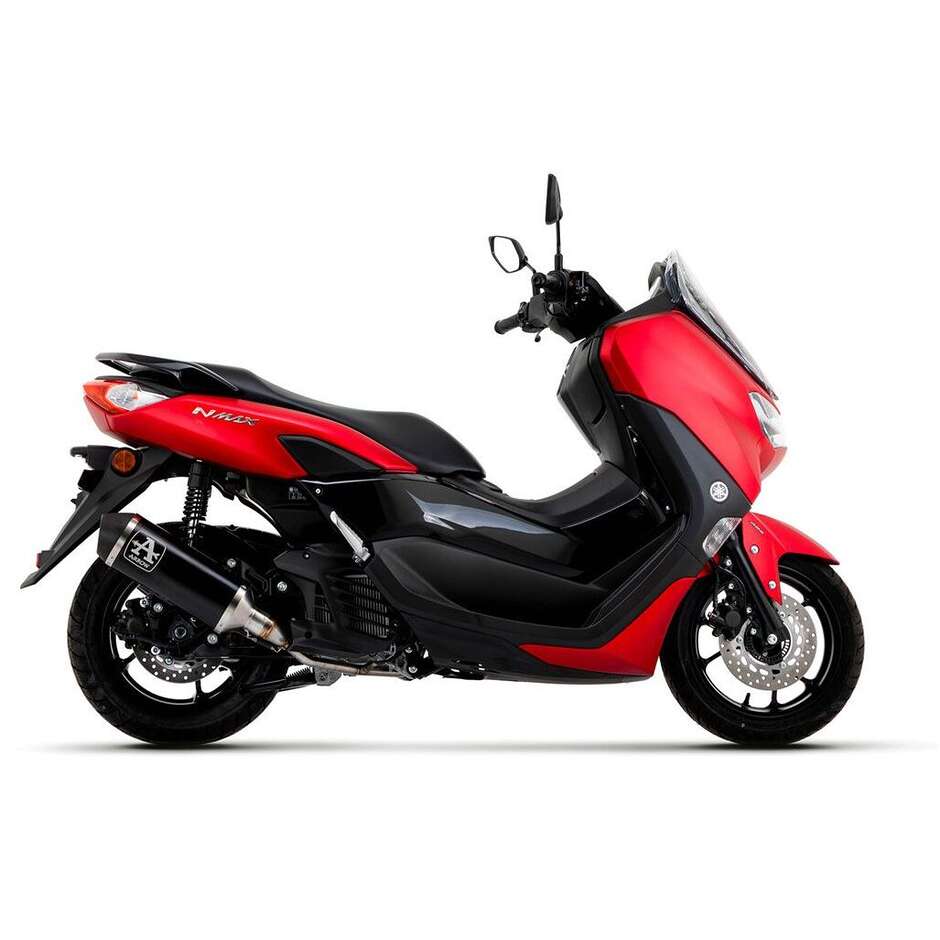 Arrow Urban Dark Aluminum Full Exhaust System with Dark End Cap for Yamaha NMAX 125 (21-24)