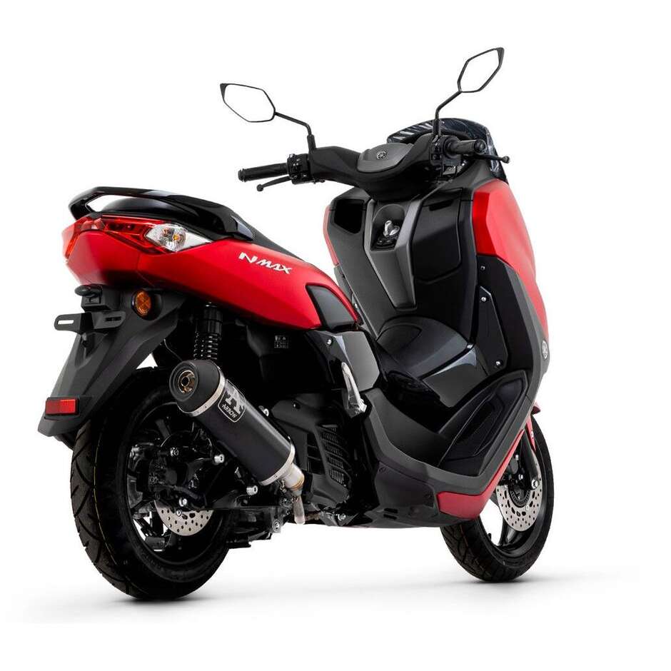 Arrow Urban Dark Aluminum Full Exhaust System with Dark End Cap for Yamaha NMAX 125 (21-24)