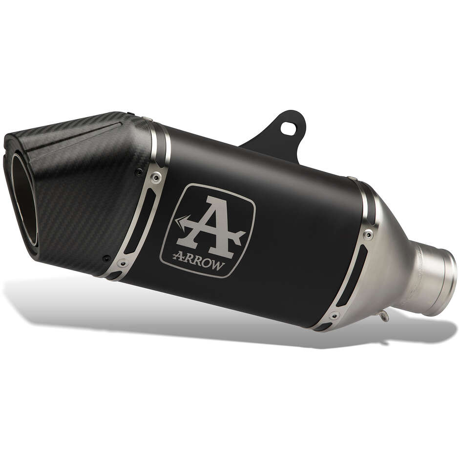 Arrow Veloce Dark Aluminum Exhaust Muffler for Side Case Mounting For Triumph TIGER 1200 (22-24)