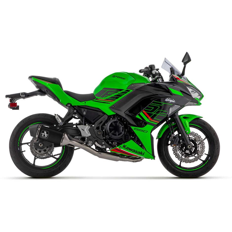 Arrow Veloce Titan-Auspuffschalldämpfer für Kawasaki NINJA 650 / Z 650 (24-25)