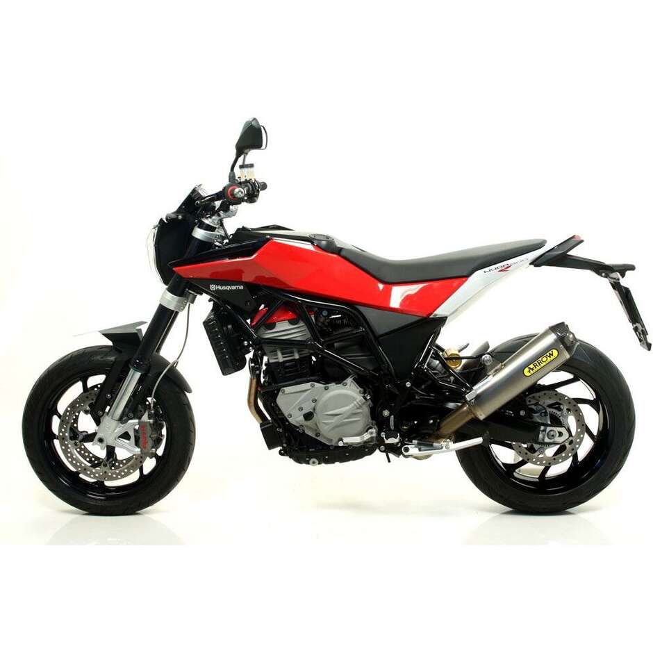 Arrow Works Titanium Exhaust with Carby End Cap for Husqvarna Nuda 900 / Nuda 900 R (12-13)