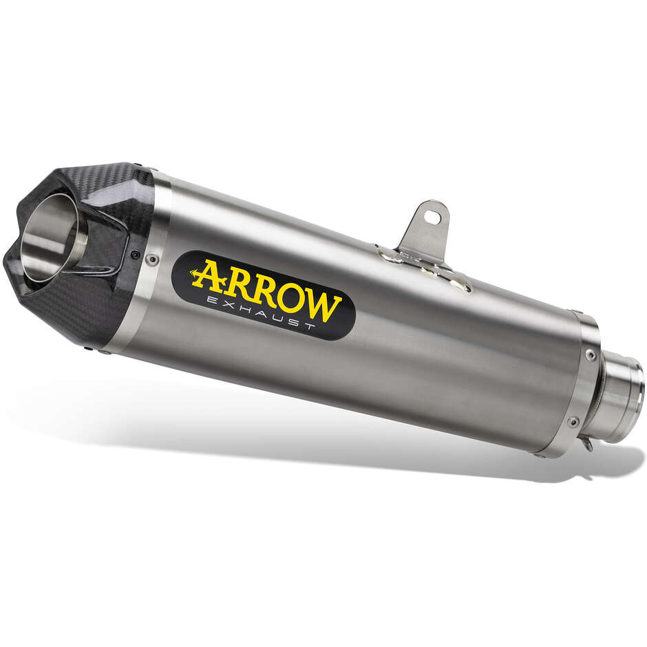 Arrow Works Titanium Exhaust with Carby End Cap for Yamaha TRACER 9 GT (21-24)