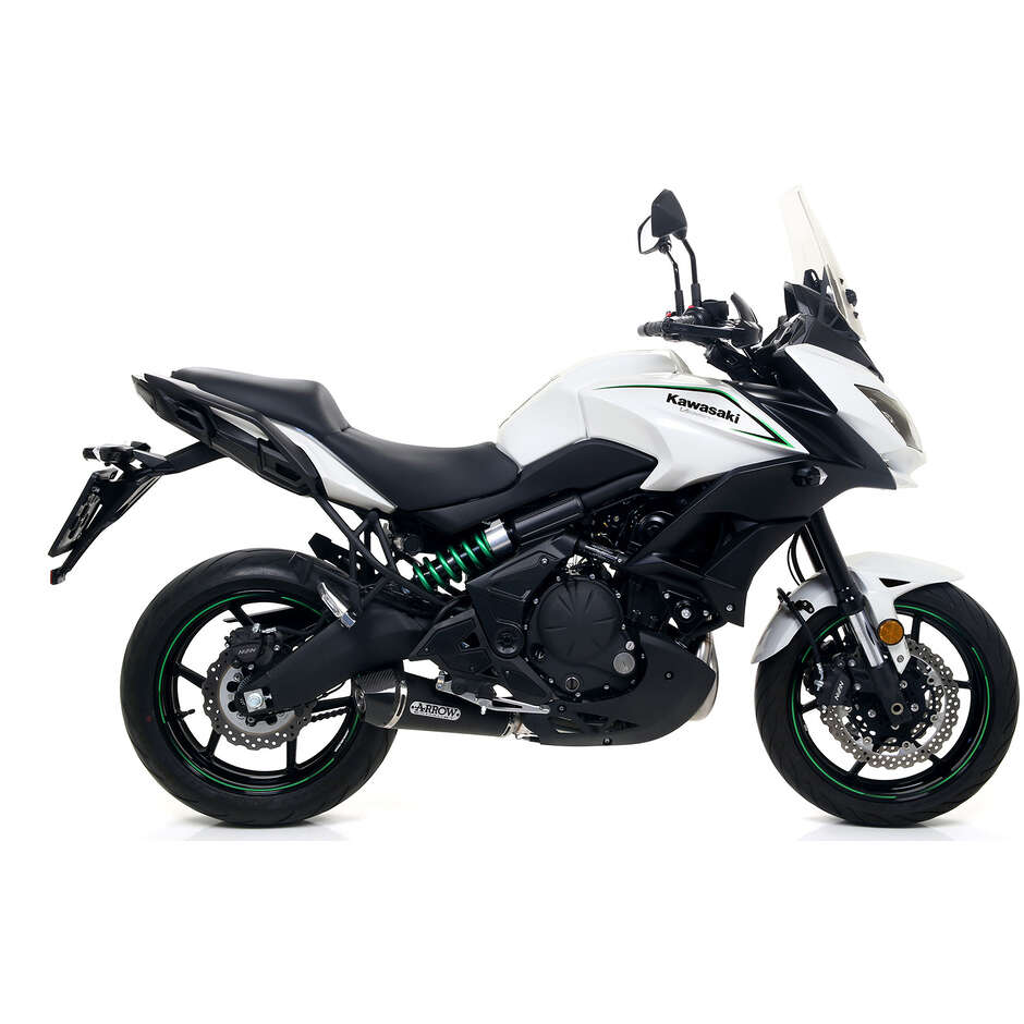 Arrow X-Kone Dark Exhaust for Kawasaki Z 650 (17-19); Ninja 650 (17-20); Versys (17-23)