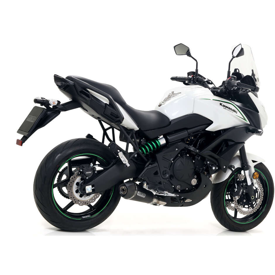 Arrow X-Kone Dark Exhaust for Kawasaki Z 650 (17-19); Ninja 650 (17-20); Versys (17-23)
