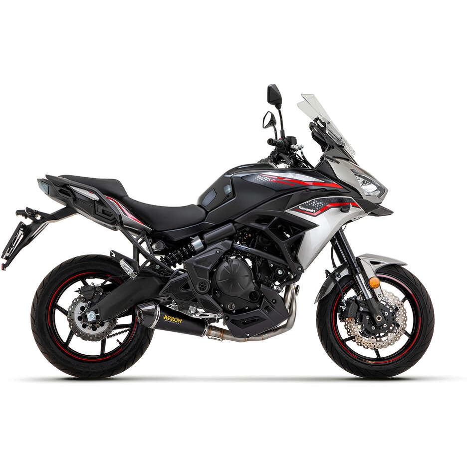 Arrow X-Kone Dark Exhaust for Kawasaki Z 650 (17-19); Ninja 650 (17-20); Versys (17-23)