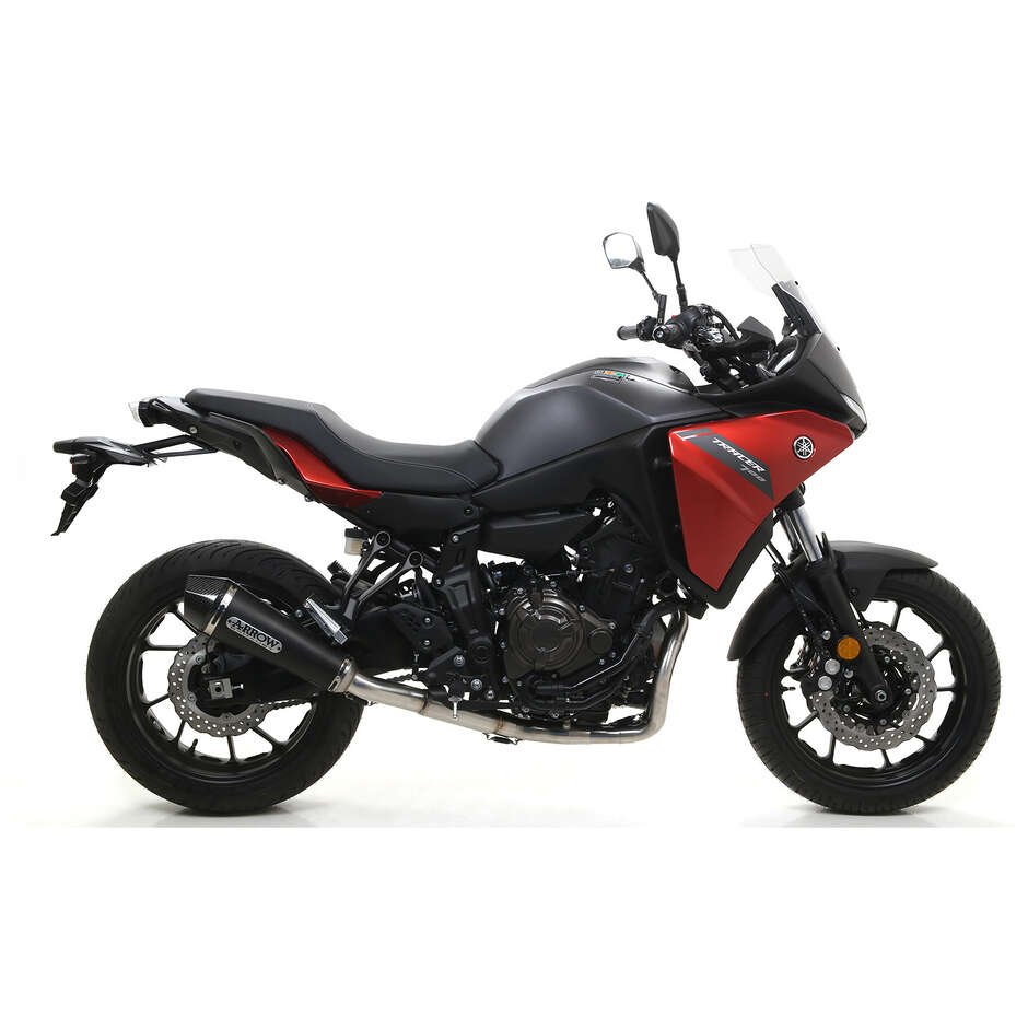 Arrow X-Kone Nichrom Dark Exhaust Muffler for Yamaha MT-07 (14-20) / TRACER 700 (16-19) / TRACER 7 (20-24)