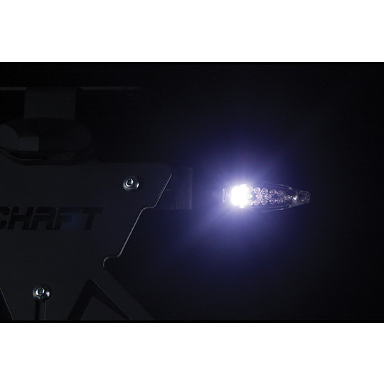 Arrows Moto Chaft Wanted Led Approved Rear Black Transparent Reflector