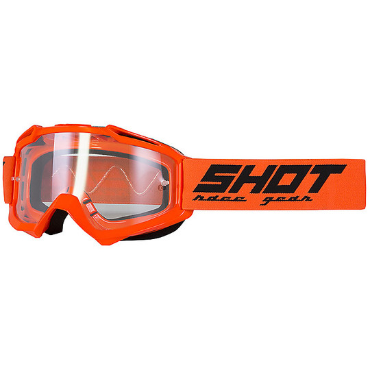 ASSAULT Neon Orange Cross Enduro Shot Goggles