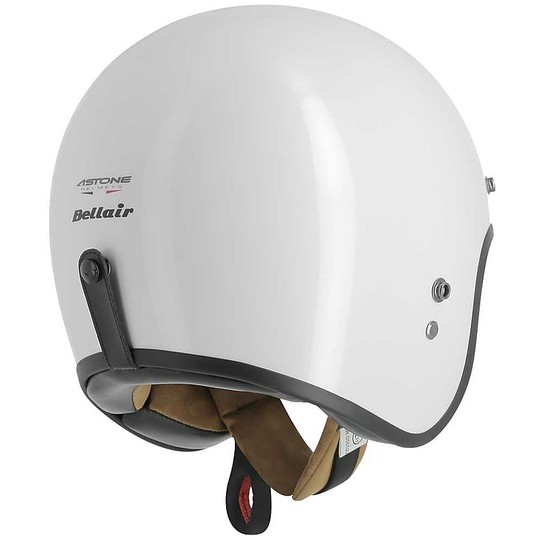 Astone BELLAIR White Vintage Motorcycle Helmet