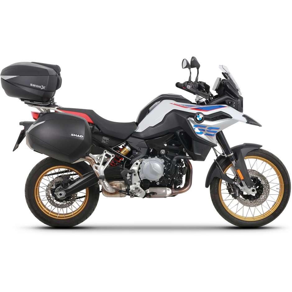 Attacchi per Valigie Laterali Shad 4p System Specifici per BMW F750GS/F850GS (2018-24) - F850GS ADVENTURE (2019-24); F800 GS (24-25); F900 GS ADV (24-25)