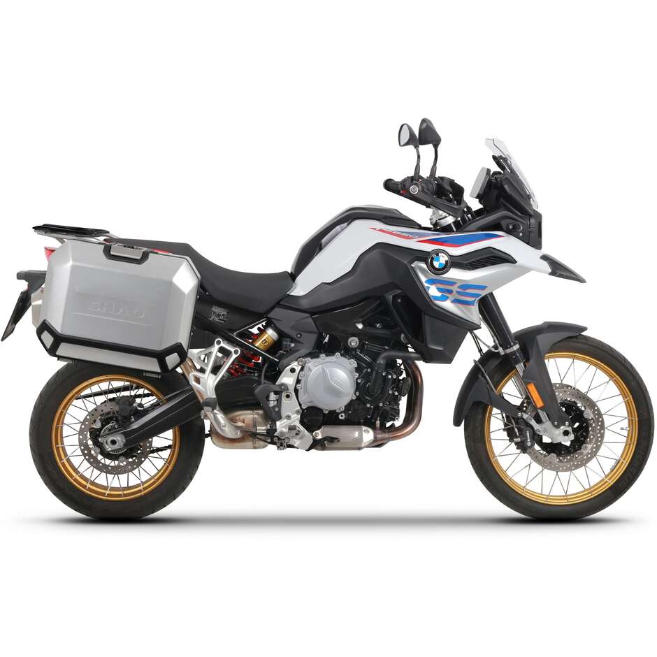 Attacchi per Valigie Laterali Shad 4p System Specifici per BMW F750GS/F850GS (2018-24) - F850GS ADVENTURE (2019-24); F800 GS (24-25); F900 GS ADV (24-25)