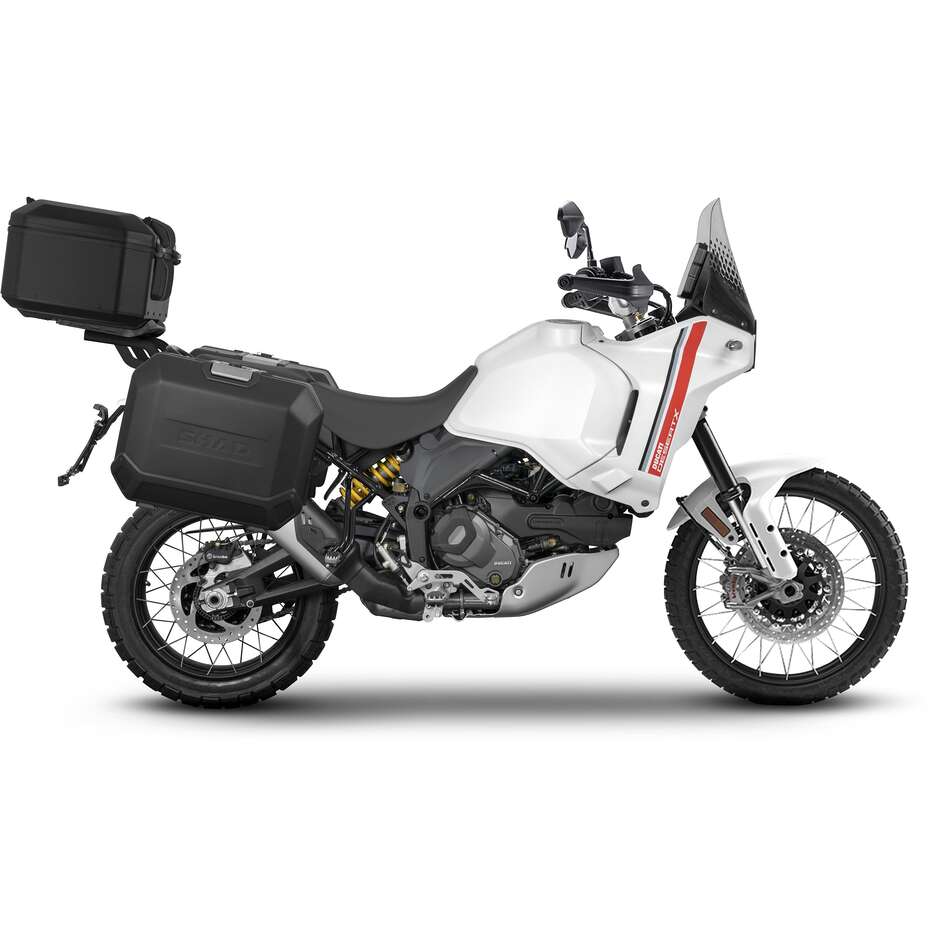 Attacchi per Valigie Laterali Shad 4p System Specifici per Ducati DESERT X 937 (2022-23); DESERT X RALLY (2024)