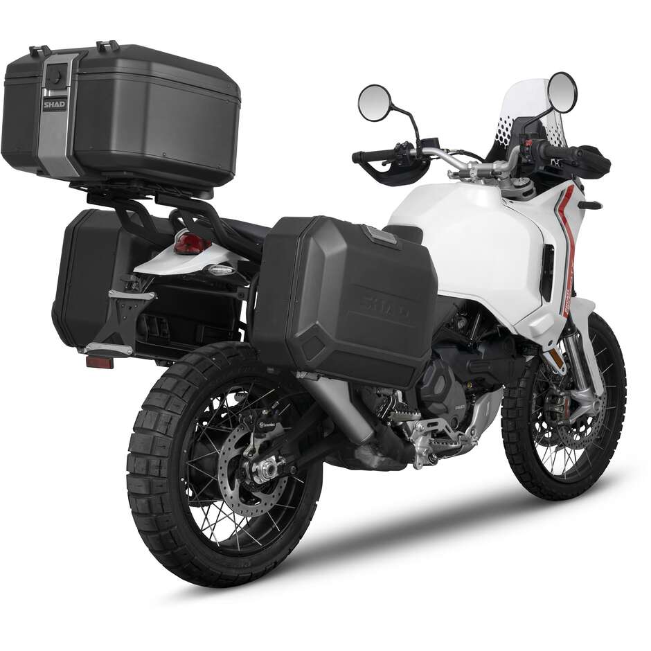 Attacchi per Valigie Laterali Shad 4p System Specifici per Ducati DESERT X 937 (2022-23); DESERT X RALLY (2024)