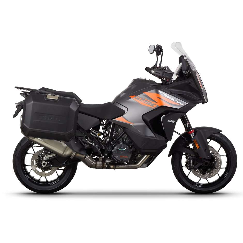 Attacchi per Valigie Laterali Shad 4p System Specifici per KTM 1290 SUPER ADVENTURE S/R/T (2021-26); 1390 SUPER ADV R/S/EVO (2026)