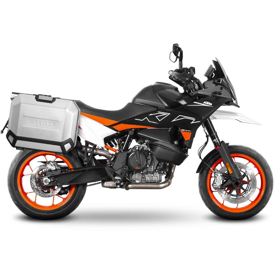 Attacchi per Valigie Laterali Shad 4p System Specifici per KTM 790 ADV / R (2019-20)(23-25); 890 ADV/L/R/RALLY (21-25); 890 SMT (24-25); HUSQVARNA NORDEN 901 (22-25)