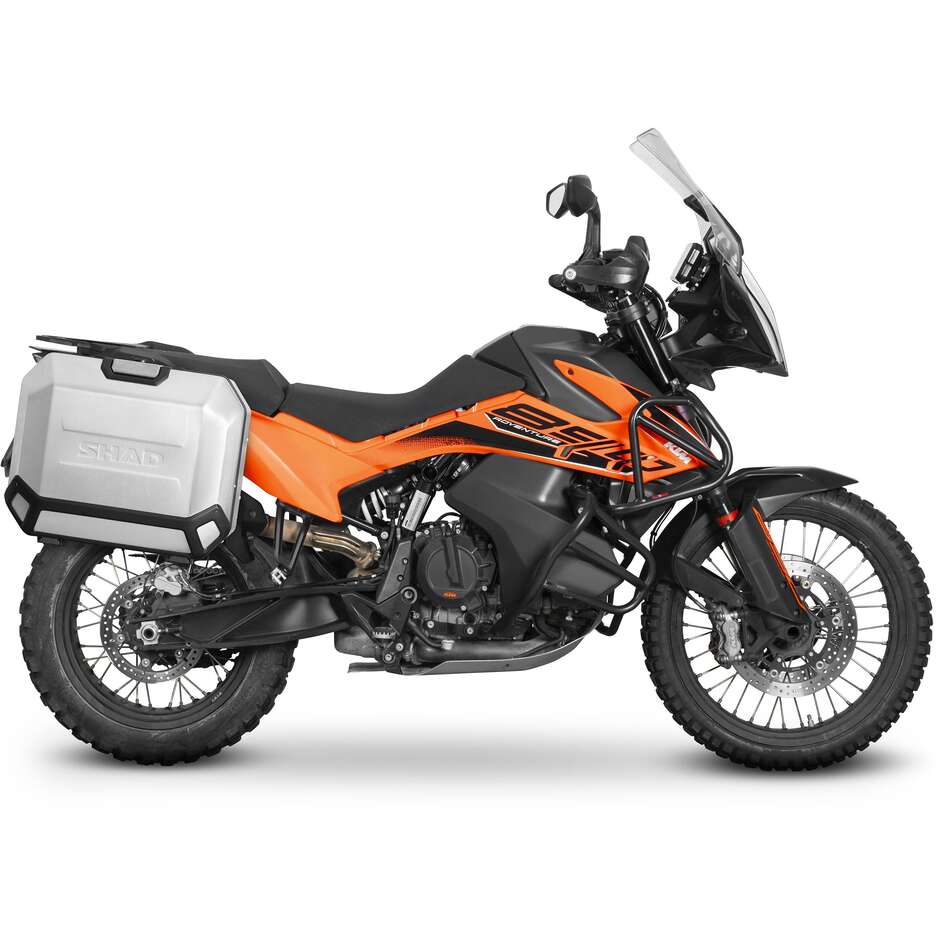 Attacchi per Valigie Laterali Shad 4p System Specifici per KTM 790 ADV / R (2019-20)(23-25); 890 ADV/L/R/RALLY (21-25); 890 SMT (24-25); HUSQVARNA NORDEN 901 (22-25)