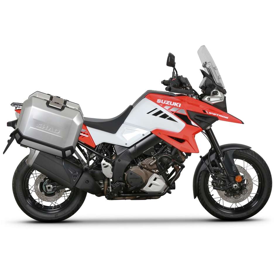 Attacchi per Valigie Laterali Shad 4p System Specifici per Suzuky V-STROM 1050 XT/TECH/DE/SE (20-26); V-STROM 1000 (14-19)