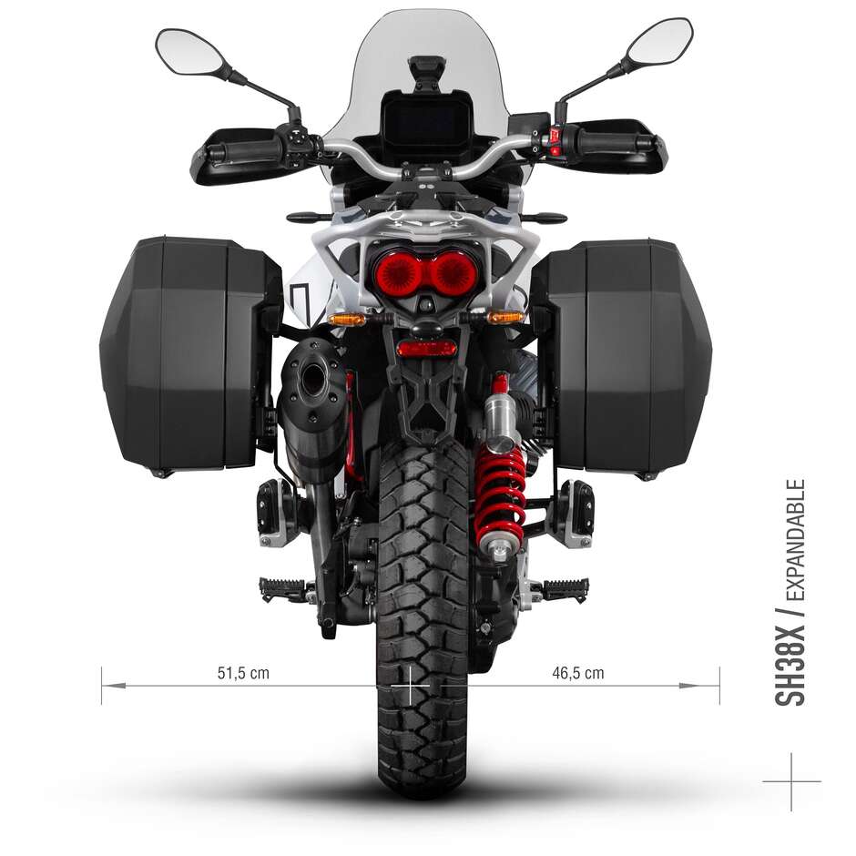 Attacchi Specifici per Valigie Laterali SHAD 3p System per MOTO GUZZI V85 TT/ V85 TT TRAVEL (2024-25)