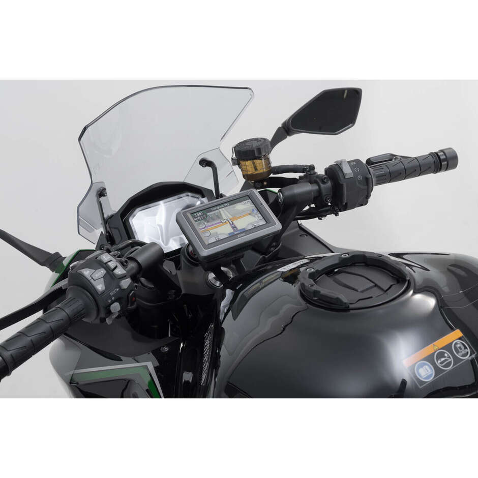 Attacco GPS Per Mmanubrio Sw-Motech GPS.08.646.10300/B Kawasaki Z1000SX/ Ninja 1000SX/1100SX/SE