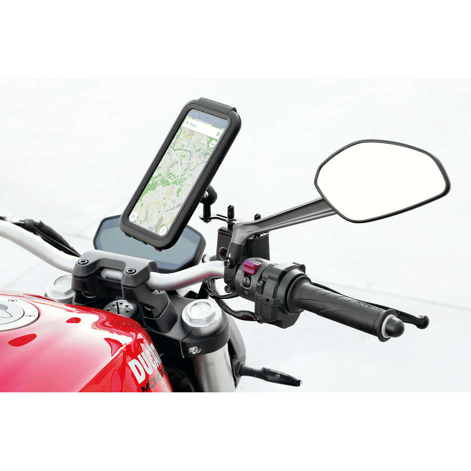 Attacco Per Coperchio Vaschetta Olio Freni o Frizione Moto Lampa 90552 OPTI-BRAKE per Porta Smartphone 