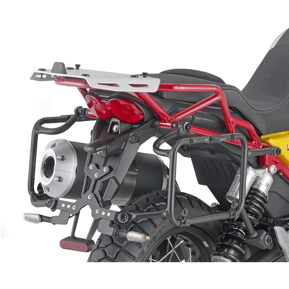 Attacco Posteriore Bauletto Monokey in Alluminio Givi SRA8203 Specifico per MOTO GUZZI V85TT (2019-23)
