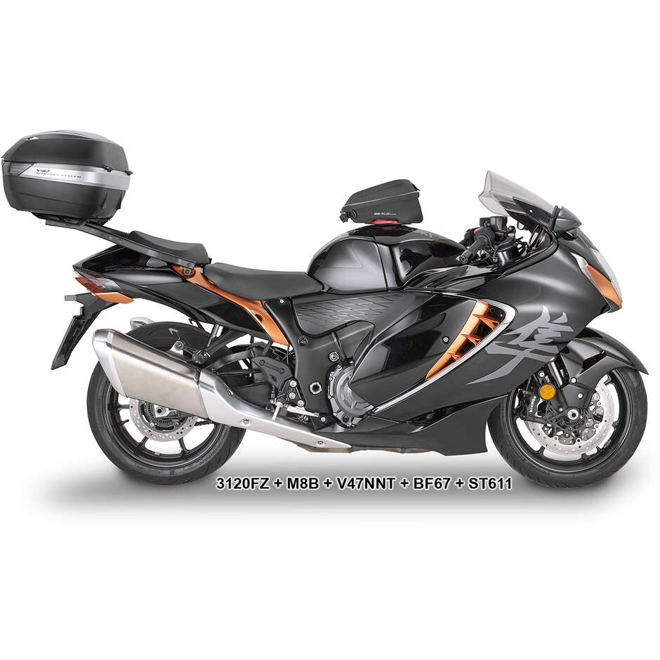 Attacco Posteriore Bauletto Monokey o Monolock Givi 3120FZ Per SUZUKI 1300 Hayabusa (21 > 24)
