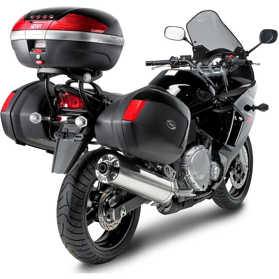 Attacco Posteriore Bauletto Monokey o Monolock Givi 539FZ Per SUZUKI GSF 650 Bandit (05 > 11); GSF 650 Bandit S / Bandit ABS (05 > 06); GSF 650 Bandit S K7-K8 (07 > 11); GSX 1200 Bandit / Bandit S (06); GSF 1250 Bandit / Bandit S (07 > 11)