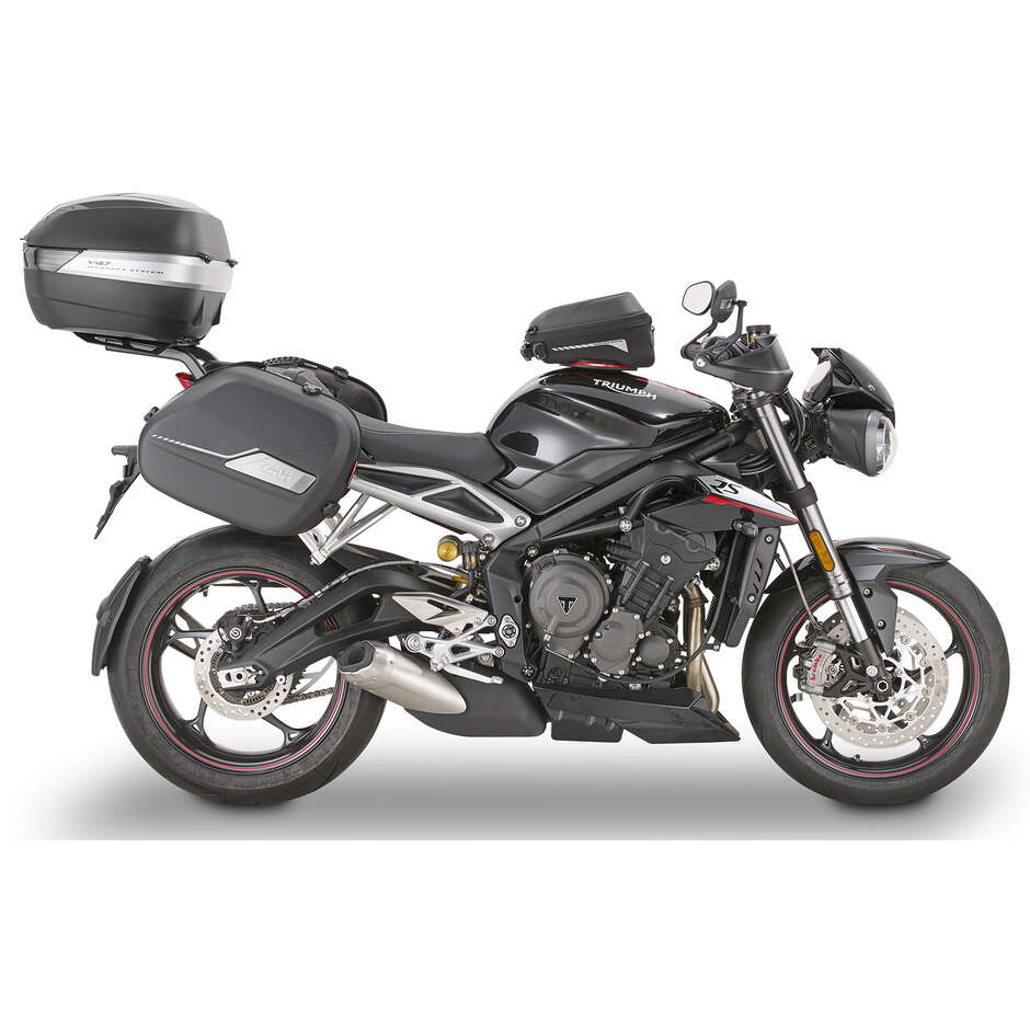 Attacco Posteriore Bauletto Monokey o Monolock Givi 6412FZ Per TRIUMPH Street Triple 765 (17 > 20)