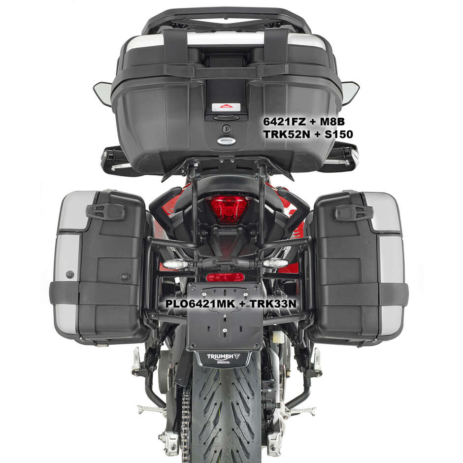 Attacco Posteriore Bauletto Monokey o Monolock Givi 6421FZ Per TRIUMPH Tiger Sport 660 (22 > 24)