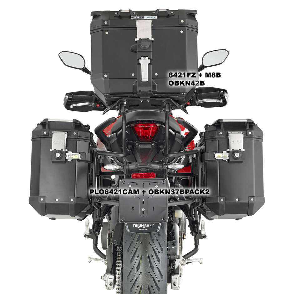 Attacco Posteriore Bauletto Monokey o Monolock Givi 6421FZ Per TRIUMPH Tiger Sport 660 (22 > 24)