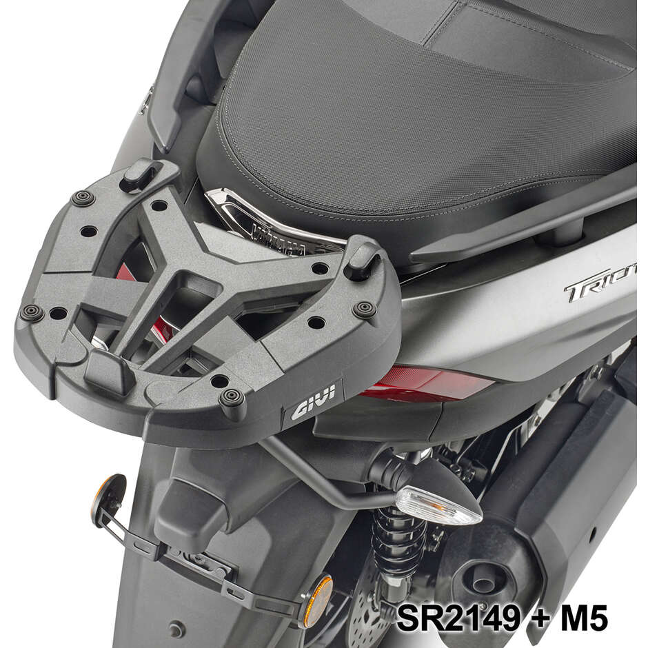 Attacco Posteriore Bauletto Monokey o Monolock Givi per Yamaha X-MAX 125 (2018-22); TRICITY 300 (20-23); X-MAX 300 (17-22)