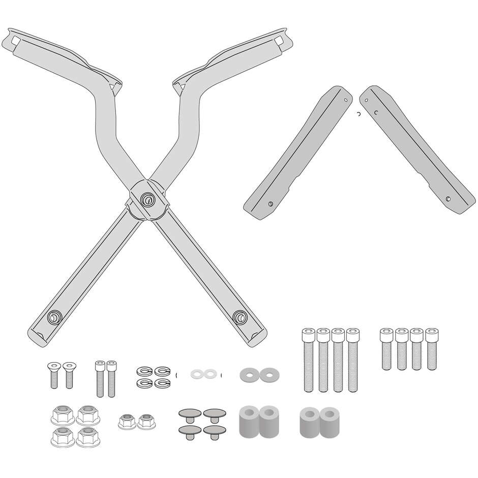 Attacco Posteriore Bauletto Monokey o Monolock Givi Specifico per BMW F 900 XR / R (2020-24)