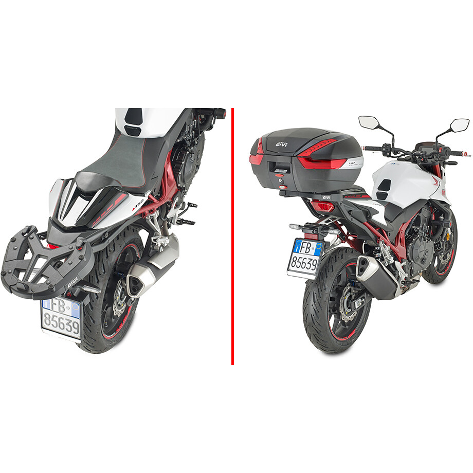 Attacco Posteriore Bauletto Monokey o Monolock Givi SR1221 Per HONDA CB 750 Hornet E-Clutch (26)