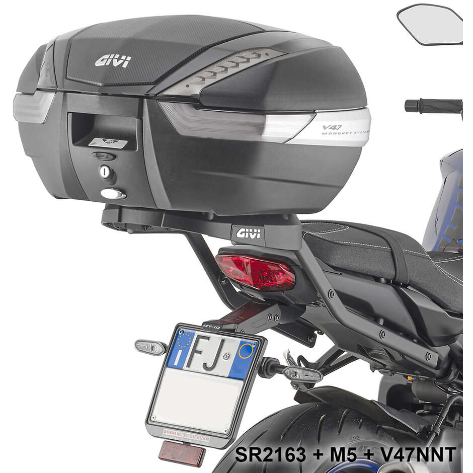 Attacco Posteriore Bauletto Monokey o Monolock Givi SR2163 Per YAMAHA MT-10 (22 > 23)