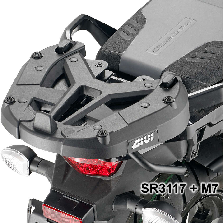 Attacco Posteriore Bauletto Monokey o Monolock Givi SR3117 Per SUZUKI V-Strom 1050 / V-Strom 1050 XT / V-Strom 1050 SE (20 > 26); V-Strom 1050 DE (23-26)