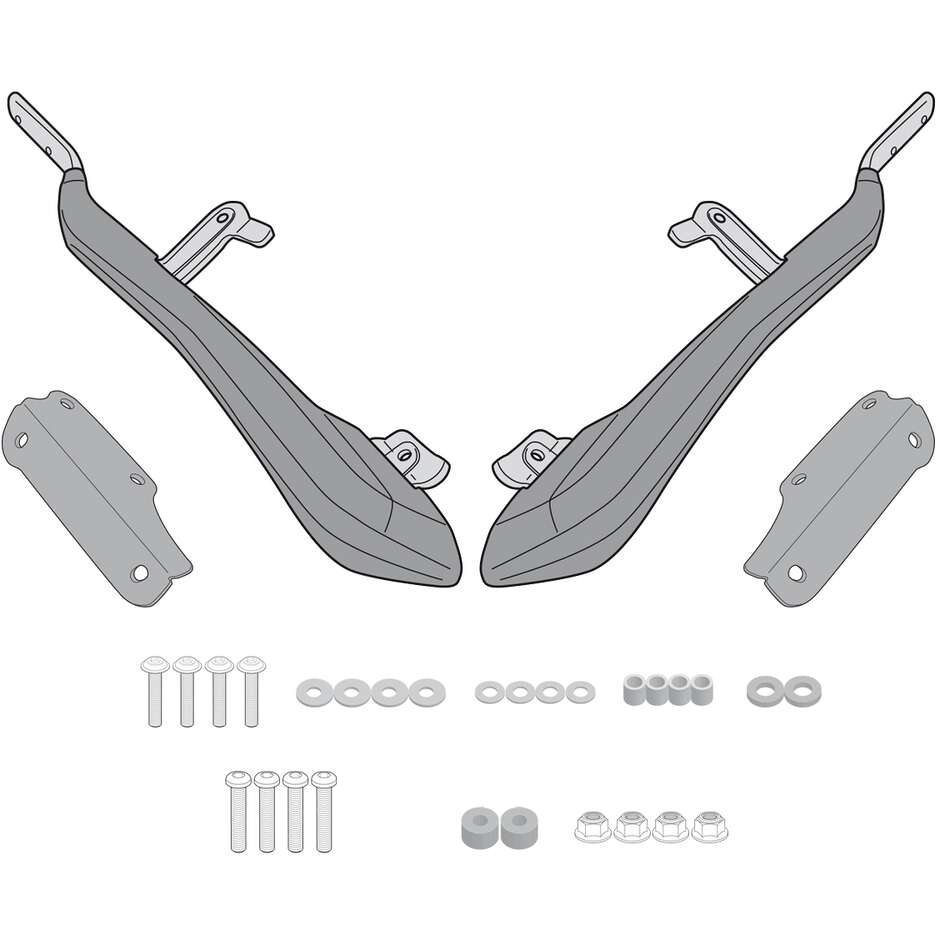 Attacco Posteriore Bauletto Monokey o Monolock Kappa Specifico per Honda X-ADV 750 (2021-23); FORZA 750 (2021-23)