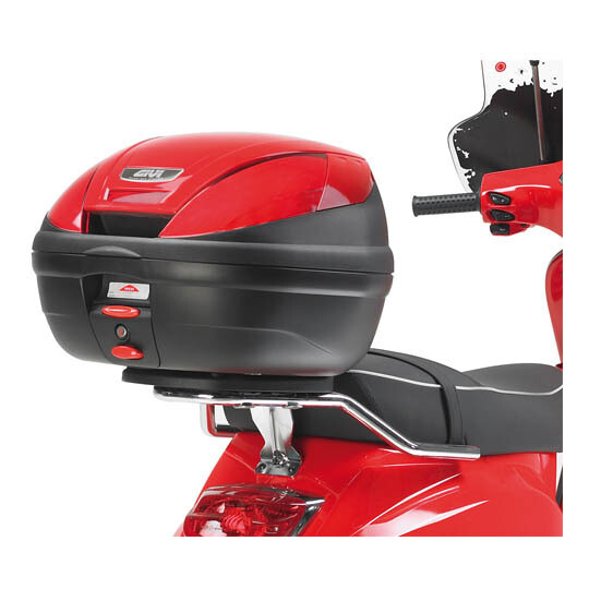 Attacco posteriore cromato per bauletto Monolock SR105 taglia uni