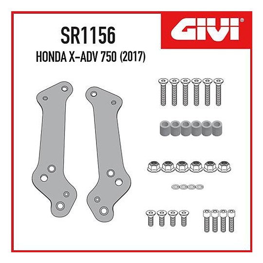 Attacco Posteriore Givi SR1156 per Bauletto Monokey o Monolock Per Honda X-ADV 750  (2017-19)