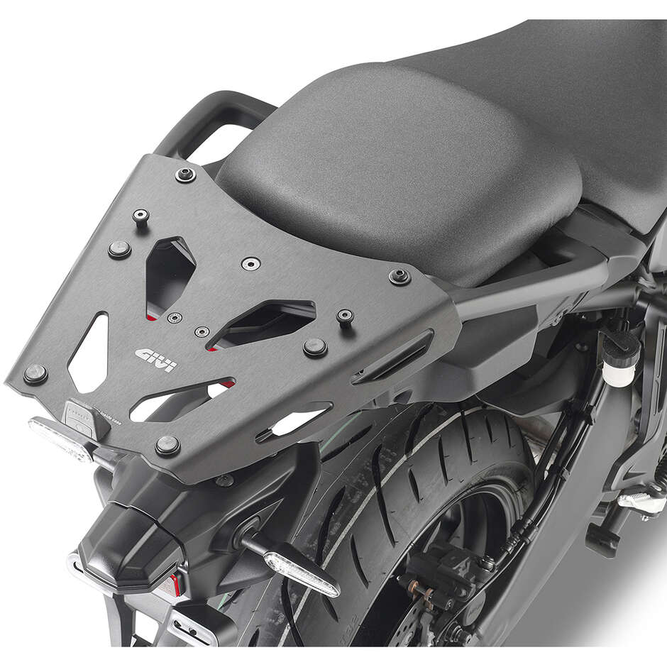 Attacco posteriore in alluminio nero per bauletto MONOKEY Givi SRA2159 Per YAMAHA Tracer 9 / Tracer 9 GT / Tracer 9 GT+ (21 > 24)