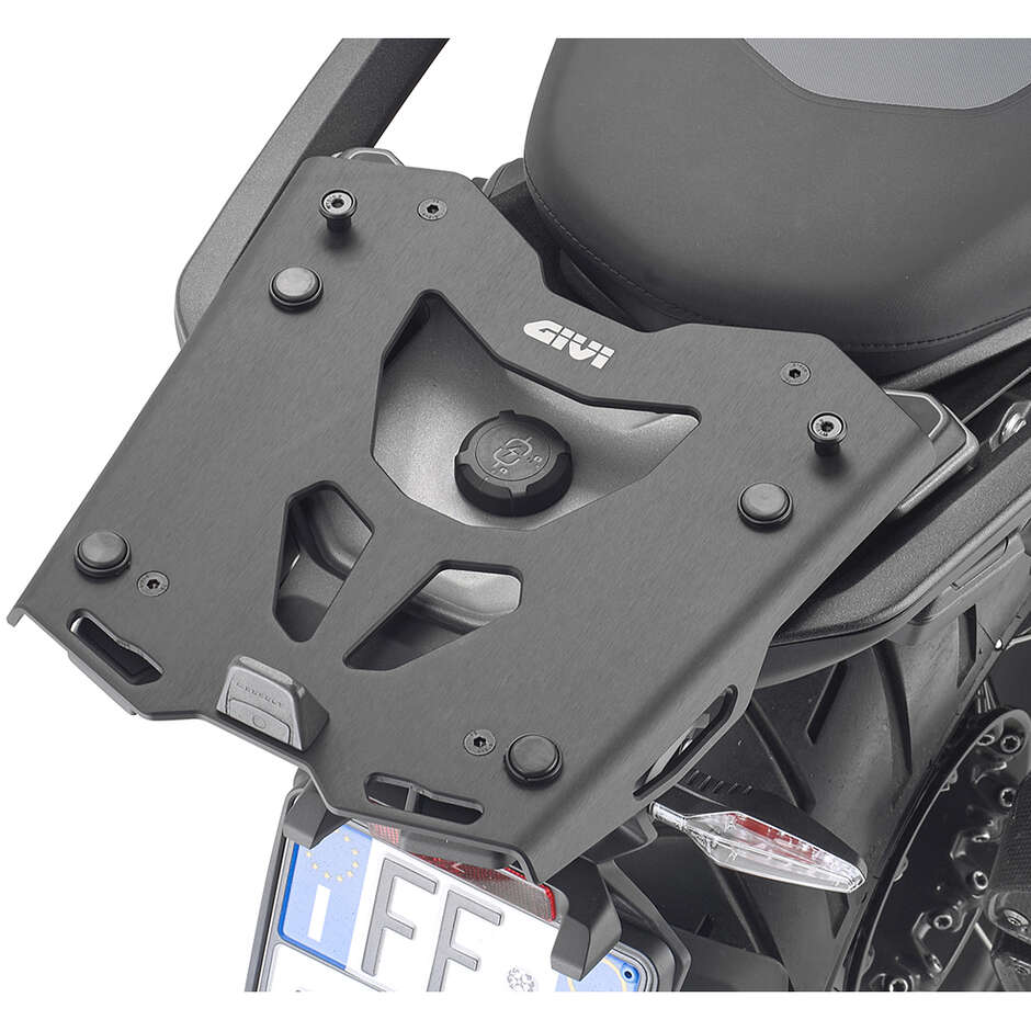 Attacco Posteriore In Alluminio Nero per Bauletto Monokey Givi SRA5143 per BMW R 1300 GS (24-); R 1300 GS ADV (2025-)