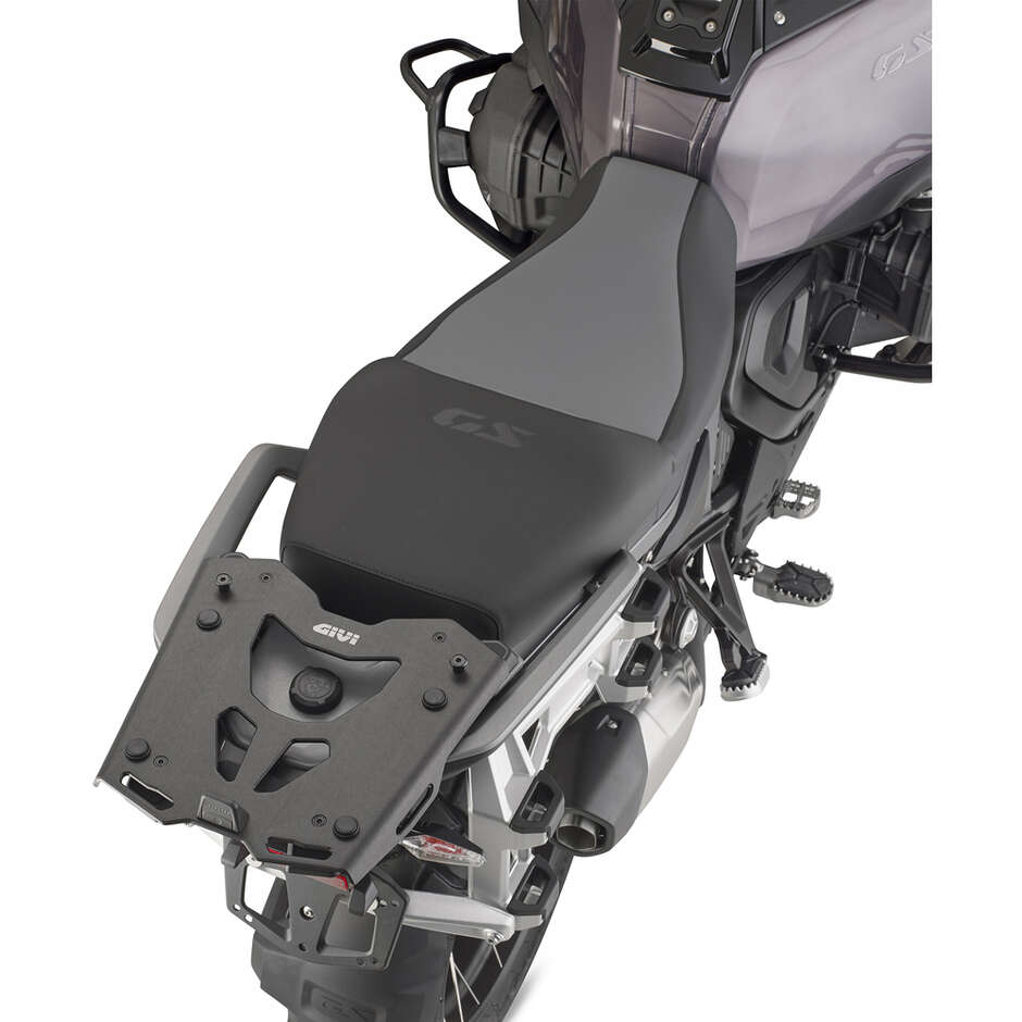 Attacco Posteriore In Alluminio Nero per Bauletto Monokey Givi SRA5143 per BMW R 1300 GS (24-); R 1300 GS ADV (2025-)