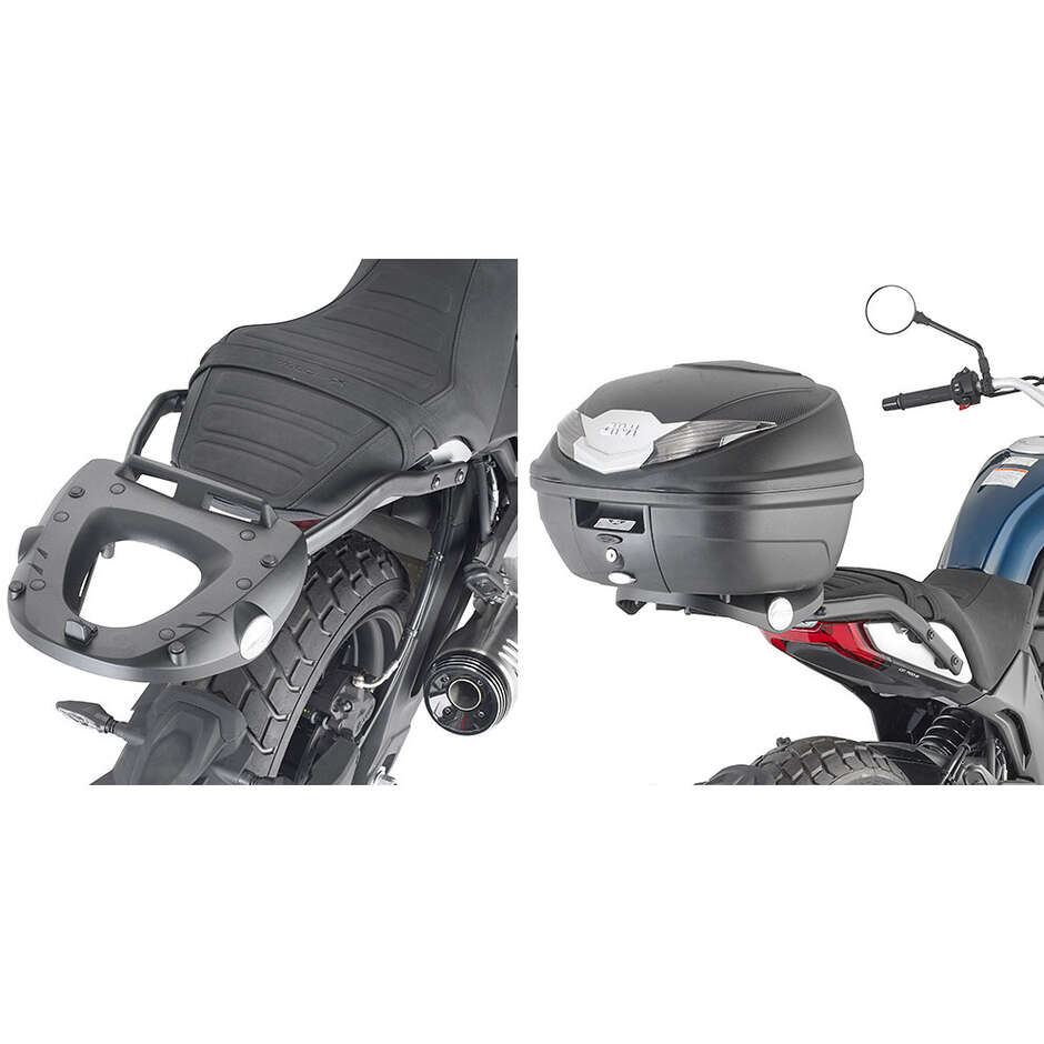 Attacco posteriore per bauletto Monolock Givi 9222FZ Per CFMOTO 700 CL-X (21 > 24)