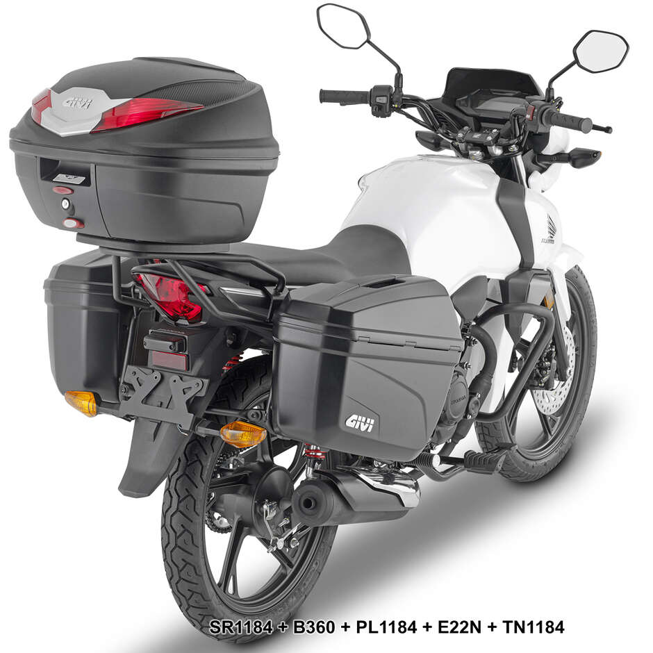 Attacco posteriore per bauletto Monolock Givi SR1184 Per HONDA CB 125 F (21 > 24)