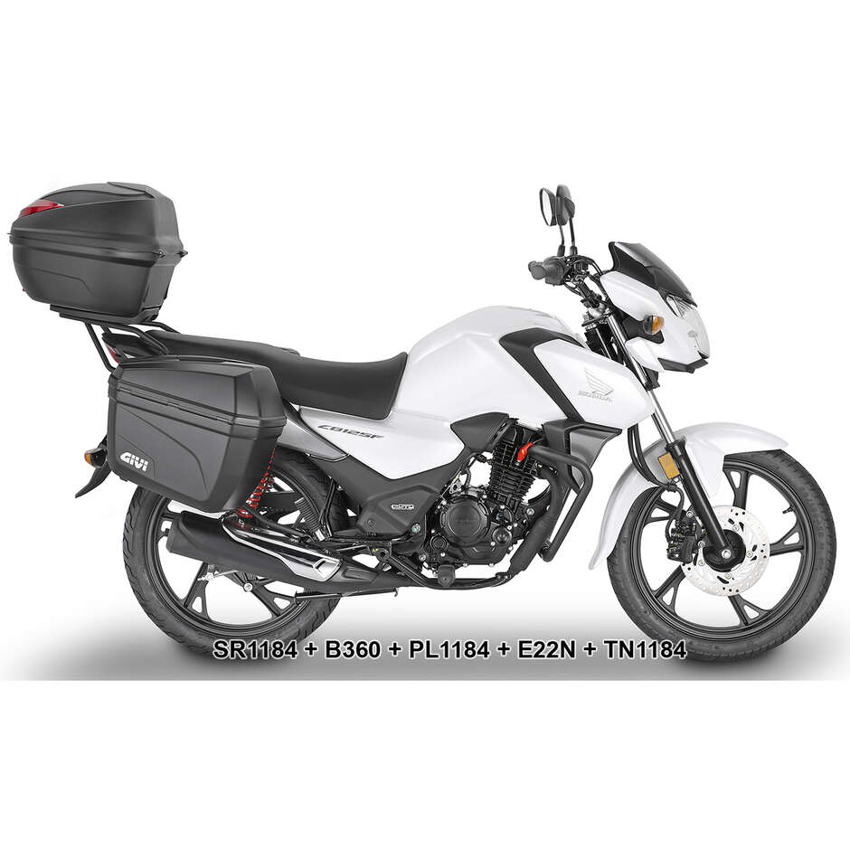Attacco posteriore per bauletto Monolock Givi SR1184 Per HONDA CB 125 F (21 > 24)