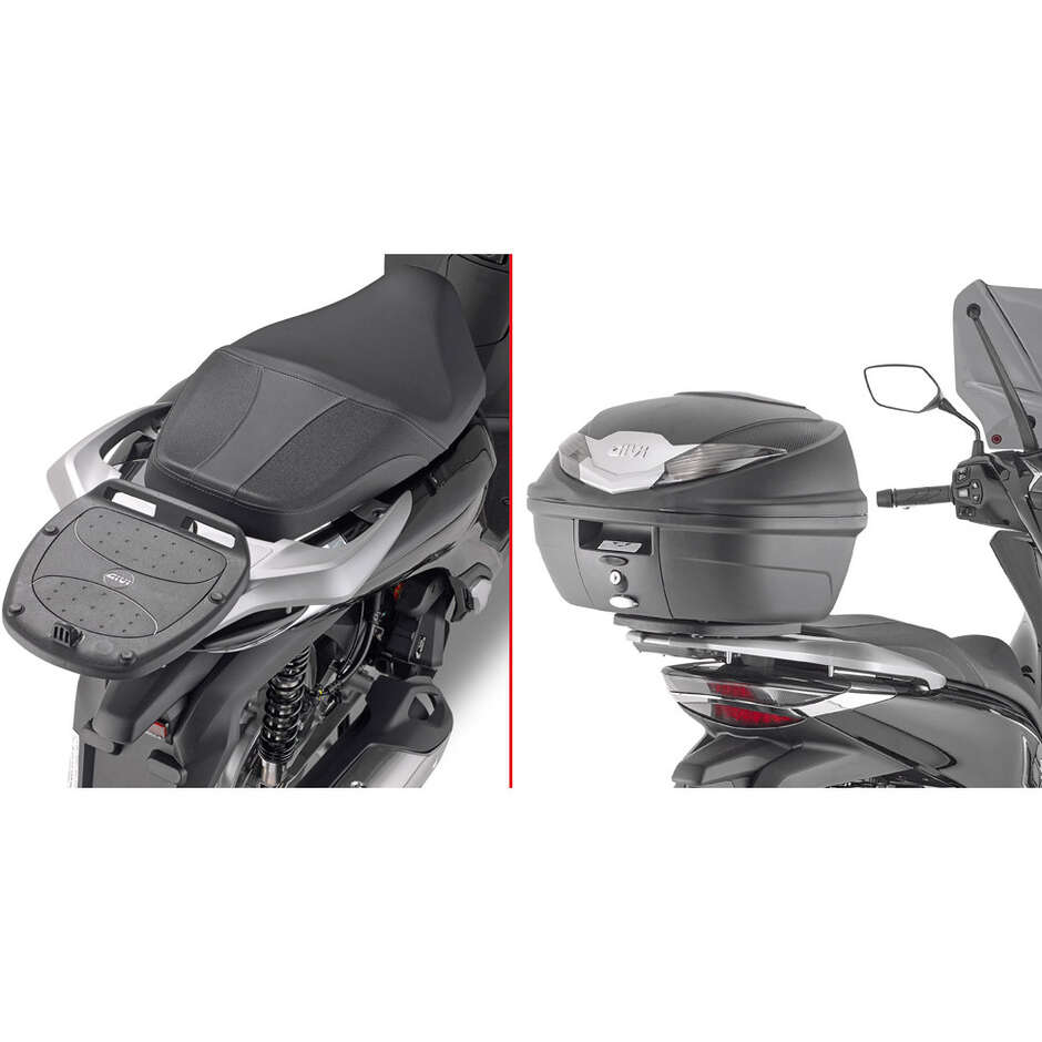 Attacco posteriore per bauletto Monolock Givi SR1189 Per HONDA SH 125-150 (20 > 24); SH 350 (21 > 24)