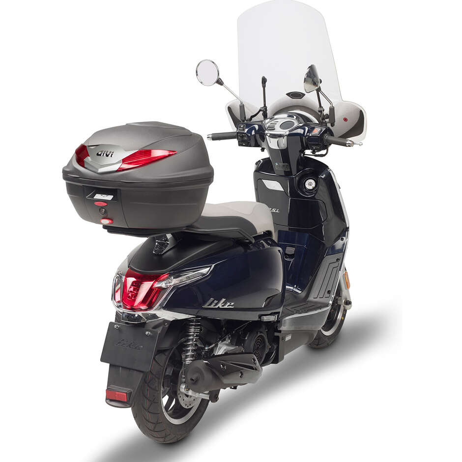 Attacco posteriore per bauletto Monolock Givi SR6109 Per KYMCO Like 50-125-150 (17 > 24); Like Sport 125 (22 > 24)